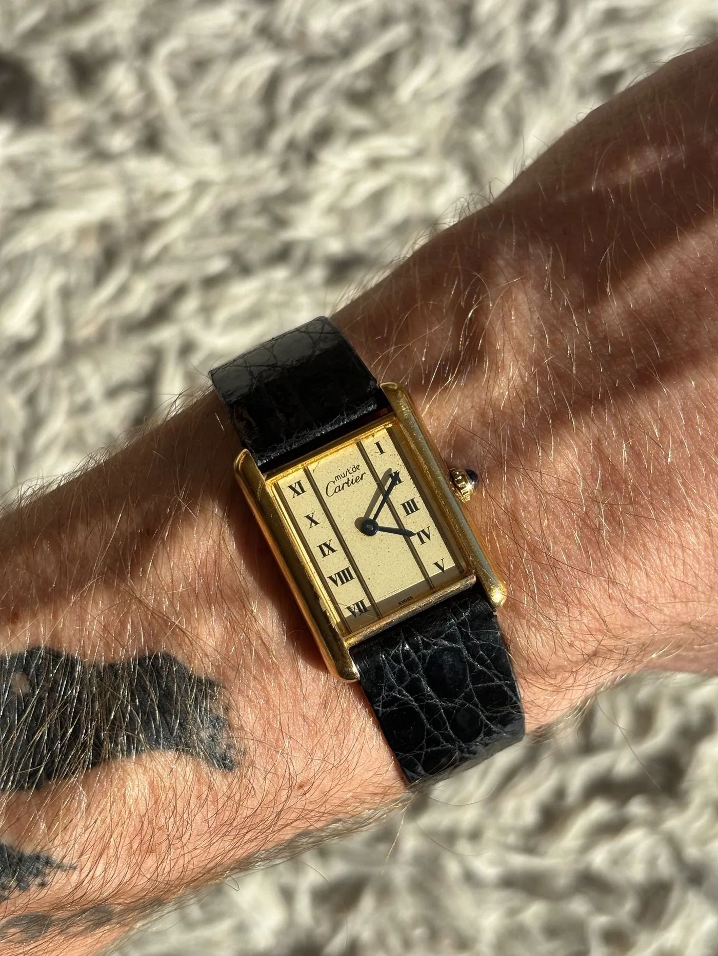 Cartier Tank Must réf. 590005 — montre vintage & de luxe · Horvane