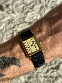 face — Cartier Tank Must