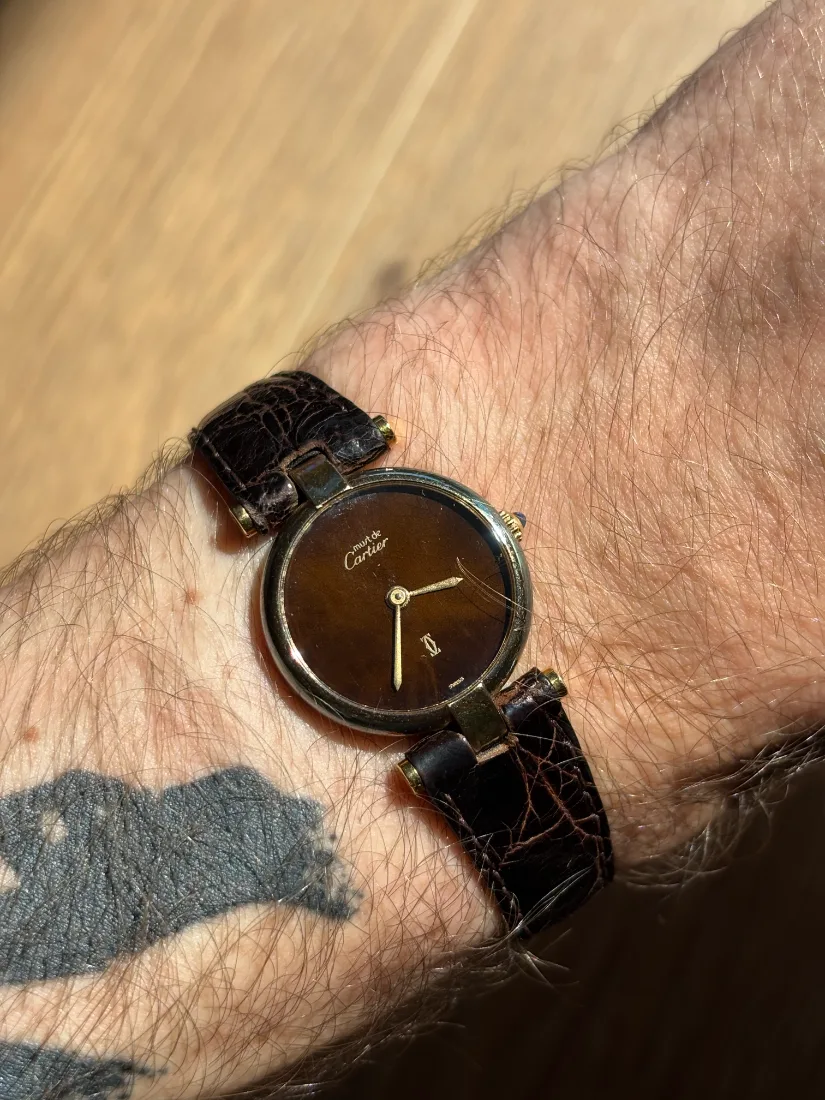 Cartier Vendôme réf. 590003 — montre vintage & de luxe · Horvane
